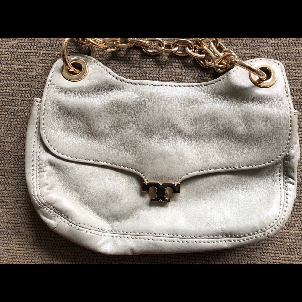 Auth Tory Burch Megan Leather Mini Flap Crossbody - Picture 2 of 8